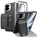 Leather Wallet Case with Stand & Card Holder