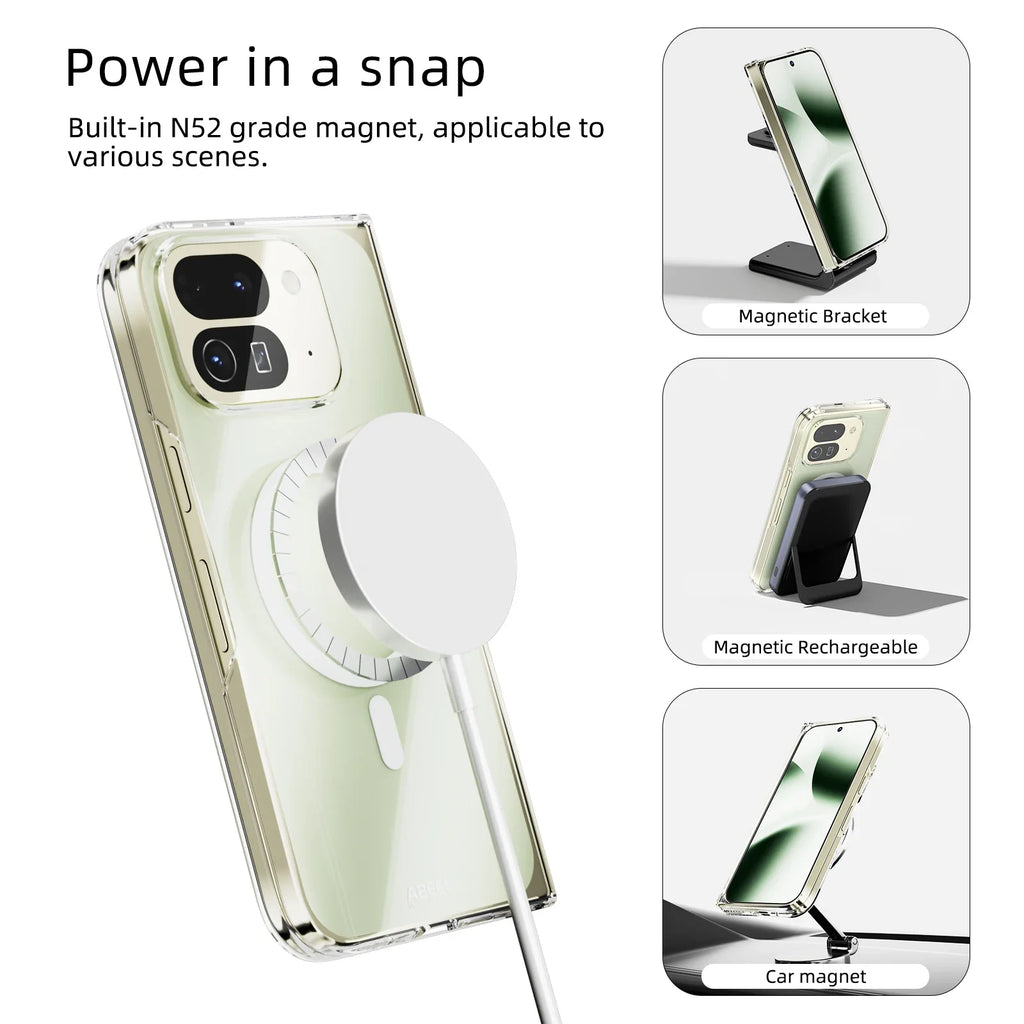 Clear Magnetic Case For Pixel 10 Pro Fold