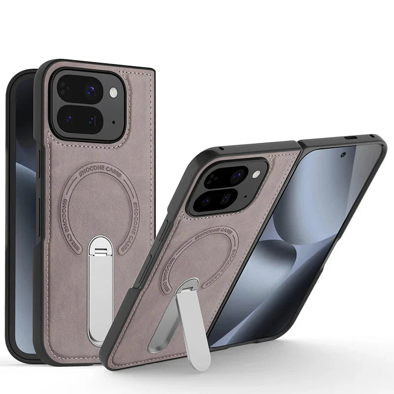 Magnetic Leather Case with Stand For Pixel Fold